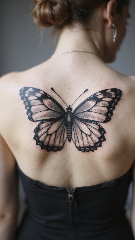 Butterfly with Victorian Lace