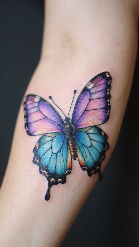 Floral Butterfly Wing
