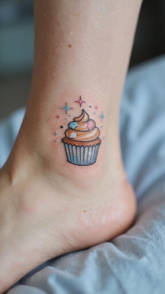 Cupcake with Stars